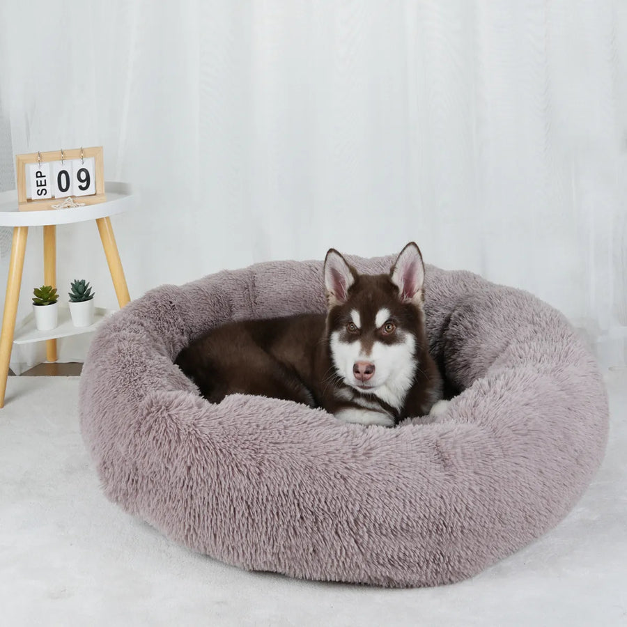Luxury Calming Donut Dog Bed